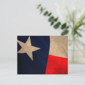Vintage Postkarte für Texas-Flag (Stehend Vorderseite)