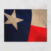 Vintage Postkarte für Texas-Flag (Vorderseite)