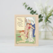 Vintage Postkarte für vier Saisons (Stehend Vorderseite)