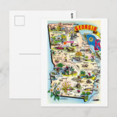 Vintage Postkarte Georgiens (Vorne/Hinten)