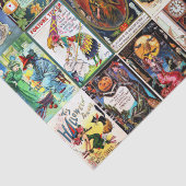 Vintage Postkarte Halloweens Seidenpapier (Ausschnitt)