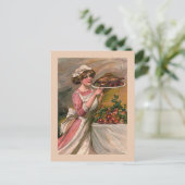 Vintage Postkarte "Happy Thanksgiving" (Stehend Vorderseite)