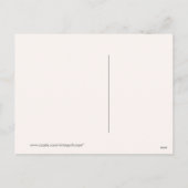 Vintage Postkarte Herzund Rosenvalentines Tages (Rückseite)