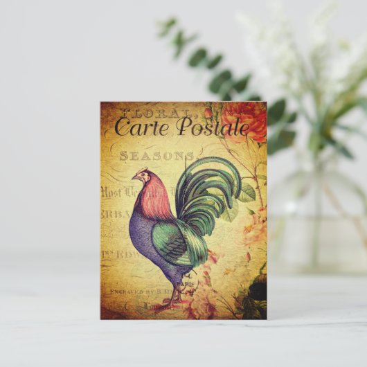 Vintage Postkarte im Geldformat (Stehend Vorderseite)