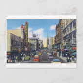 Vintage Postkarte im Stadtzentrum Denver - Reprint (Vorderseite)