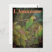 Vintage Postkarte L'Amazone (Vorne/Hinten)