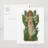 Vintage Postkarte "Lily of the Valley" (Vorne/Hinten)