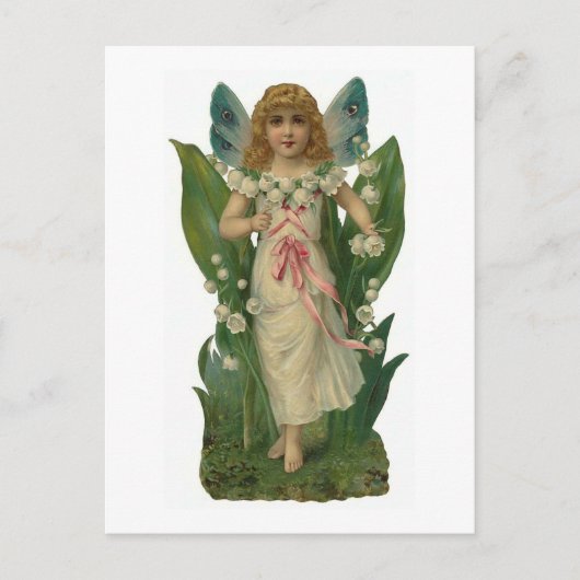 Vintage Postkarte "Lily of the Valley" (Vorderseite)