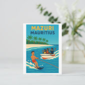 Vintage Postkarte - Mazuri Mauritius (Stehend Vorderseite)