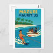 Vintage Postkarte - Mazuri Mauritius (Vorne/Hinten)