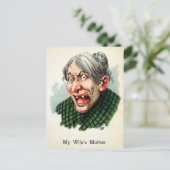 Vintage Postkarte meiner Ehefrau (Stehend Vorderseite)