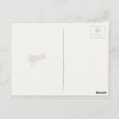 Vintage Postkarte mit Niedlichen Schrotthunden (Rückseite)