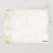 Vintage Postkarte mit schmutziger altenglischer Fl (Rückseite)