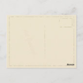 Vintage Postkarte mit Sweet Baby Illustration (Rückseite)