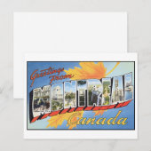 Vintage Postkarte Montreal (Vorne/Hinten)