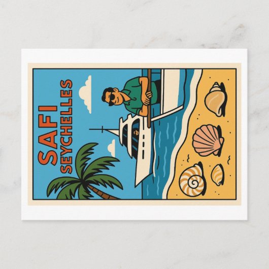 Vintage Postkarte - Ostafrika (Vorderseite)