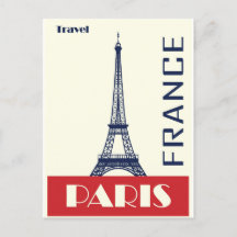 Vintage Postkarte Paris Postkarte