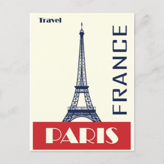 Vintage Postkarte Paris Postkarte
