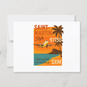 Vintage-Postkarte Saint-Martin SXM 97150  Postkarte