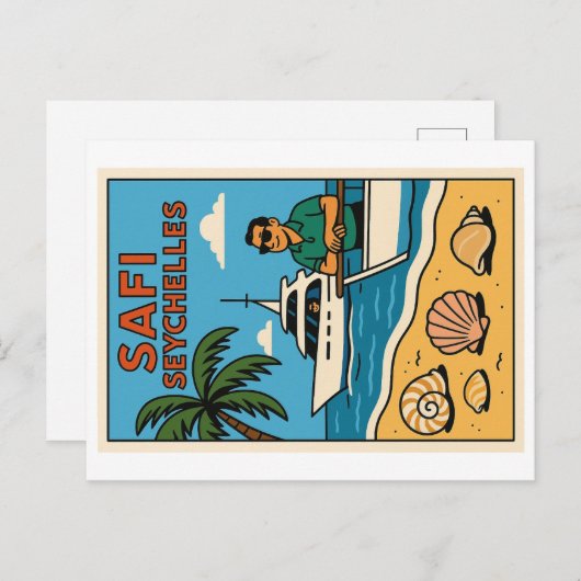 Vintage Postkarte - Sammlung Ostafrika (Vorne/Hinten)