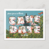 Vintage Postkarte | Save The Date (Vorderseite)