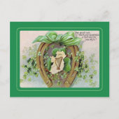 Vintage Postkarte St Patrick's Day (Vorderseite)