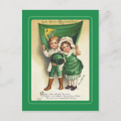 Vintage Postkarte St Patrick's Day (Vorderseite)