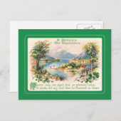 Vintage Postkarte St Patrick's Day (Vorne/Hinten)