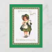 Vintage Postkarte St Patrick's Day (Vorderseite)