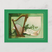 Vintage Postkarte St Patrick's Day (Vorderseite)