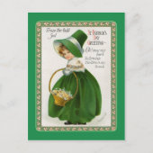 Vintage Postkarte St Patrick's Day (Vorderseite)