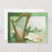 Vintage Postkarte St. Patrick's Day (Vorne/Hinten)