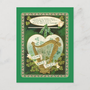 Vintage Postkarte St Patrick's Day