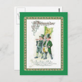 Vintage Postkarte St Patrick's Day (Vorne/Hinten)