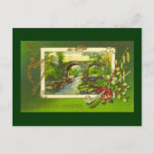 Vintage Postkarte St. Patrick's Day (Vorderseite)