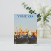 Vintage Postkarte Venezia (Stehend Vorderseite)