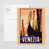 Vintage Postkarte Venezia (Vorne/Hinten)