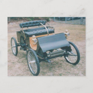 Vintage-Postkarte von 1903 Auto Postkarte