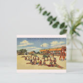 Vintage Postkarte von Clearwater Beach Florida (Stehend Vorderseite)