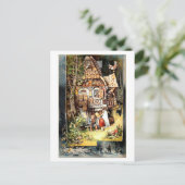 Vintage Postkarte von Hansel und Gretel (Stehend Vorderseite)