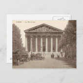 Vintage Postkarte von La Madeleine Paris (Vorne/Hinten)
