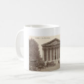 Vintage Postkarte von La Madeleine Paris Kaffeetasse (Vorderseite Links)