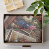 Vintage Postkarten Entpackte Papiere Seidenpapier (Geschenk)