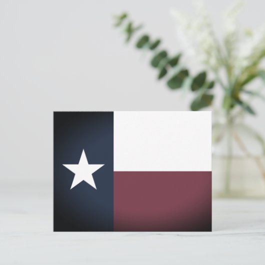 Vintage Postkarten für Texas-Staatsflaggen (Stehend Vorderseite)