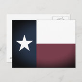 Vintage Postkarten für Texas-Staatsflaggen (Vorne/Hinten)