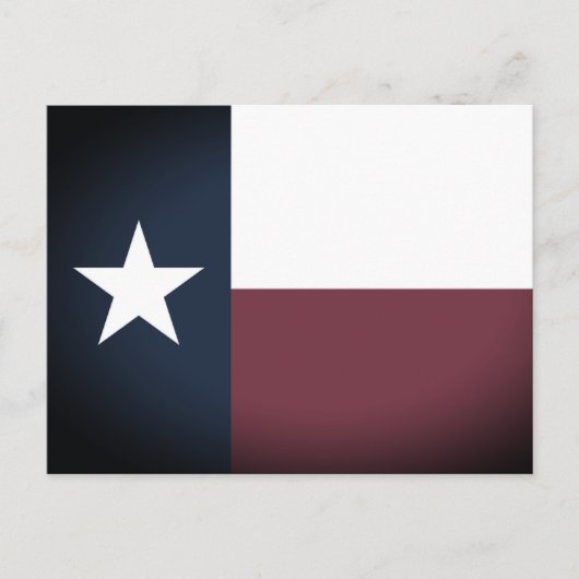 Vintage Postkarten für Texas-Staatsflaggen (Vorderseite)