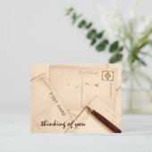 Vintage Postkarten Postkarte (Stehend Vorderseite)