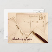 Vintage Postkarten Postkarte (Vorne/Hinten)