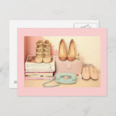 Vintage Postkarten, Schuhe Postkarte (Vorne/Hinten)