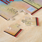 VINTAGE POSTKARTEN-THEMA PUZZLE (Seite)